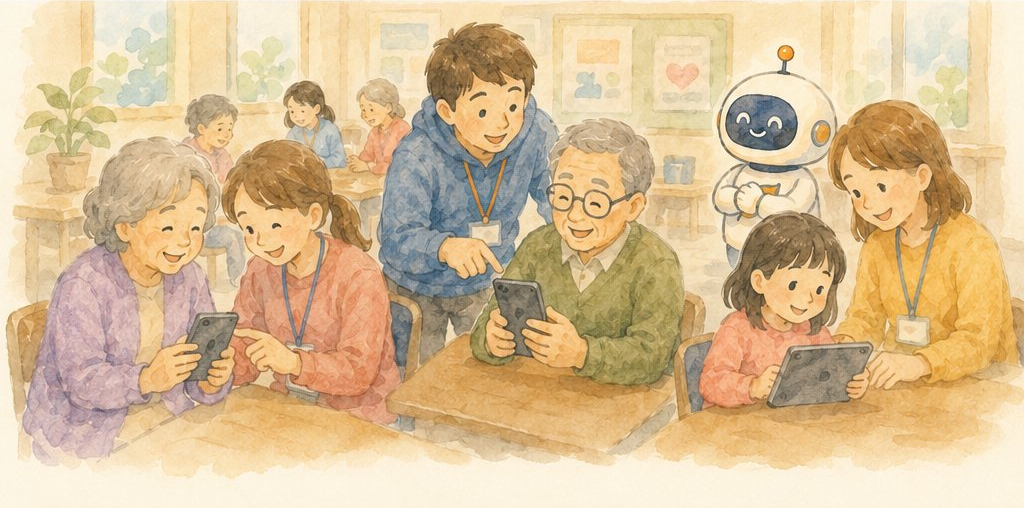 ひとりひとりに届く無料AI教室を、全国へ